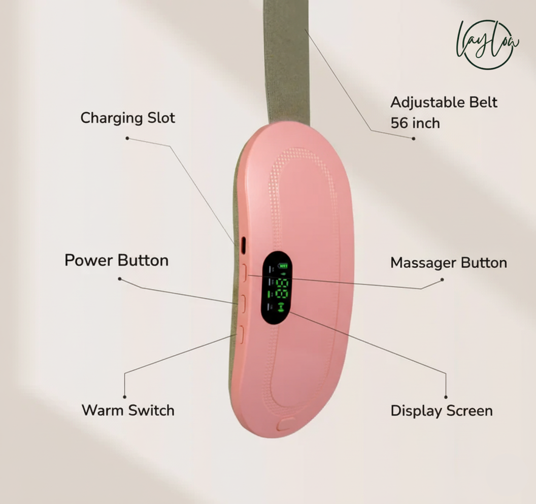 Period Cramp Comfort Heating Pad & Massager